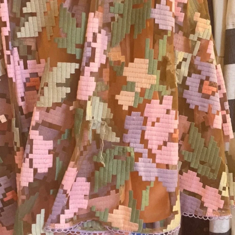 Maeve pixilated tulle maxi skirt Anthropologie - Picture 4 of 5